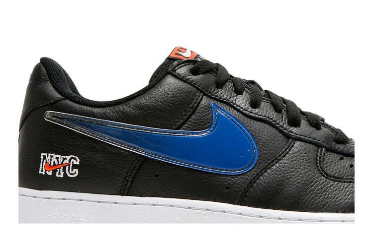 Men's Sneakers Nike Air Force 1 Low Kith Knicks Away Black/Team Orange-Black-Rush Blue