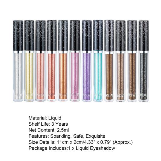 Long Lasting Cosmetic 12 Colors Single Makeup Eyeshadow for Women