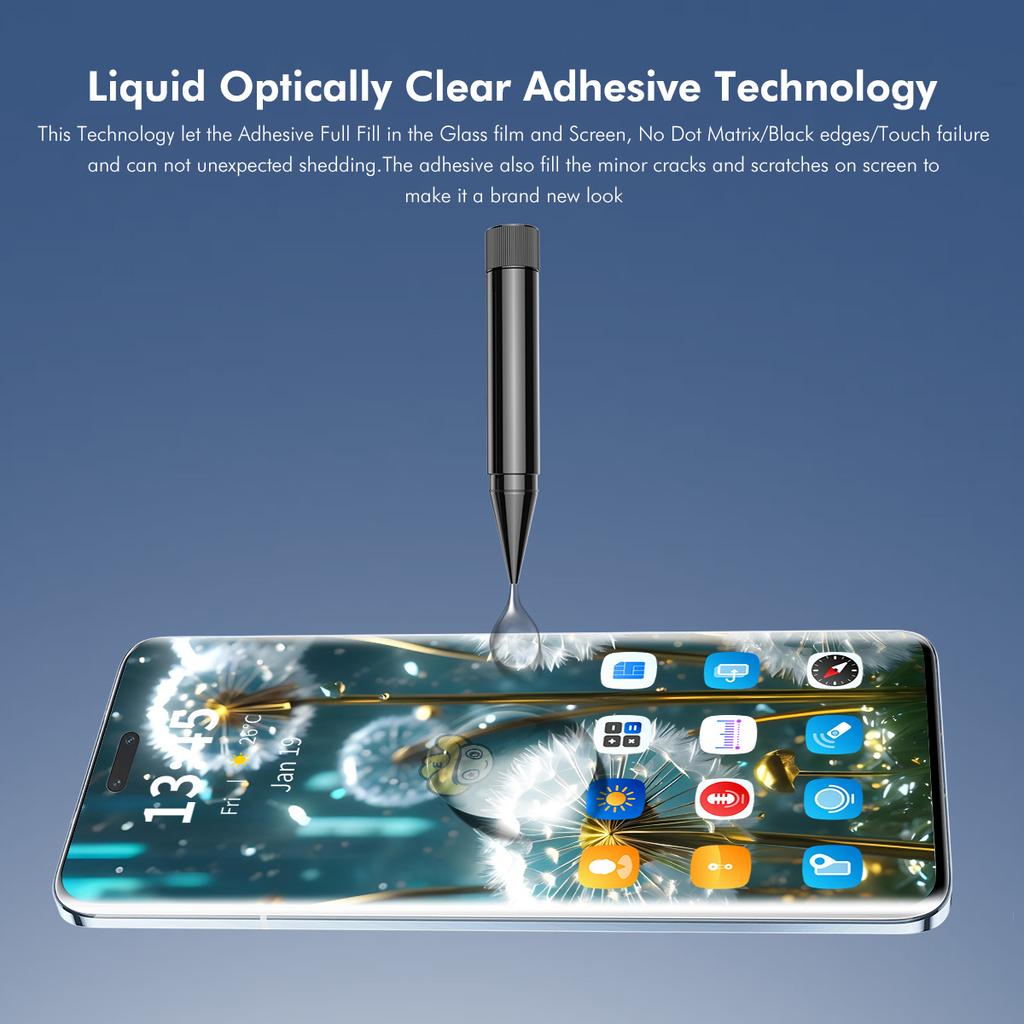 ENKAY HAT PRINCE 2 шт. Защитная пленка для экрана Huawei nova 12 Pro 5G/12 Ultra 5G из высокоалюминиево-кремниевого стекла с поддержкой разблокировки по отпечатку пальца