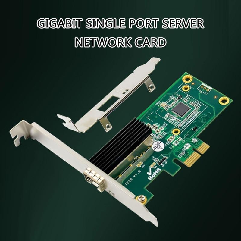 EP9660 PCIE X1 Gigabit Fiber Optical Networking Card WGI210AS Single Port And Low Profile Bracket For Industrial