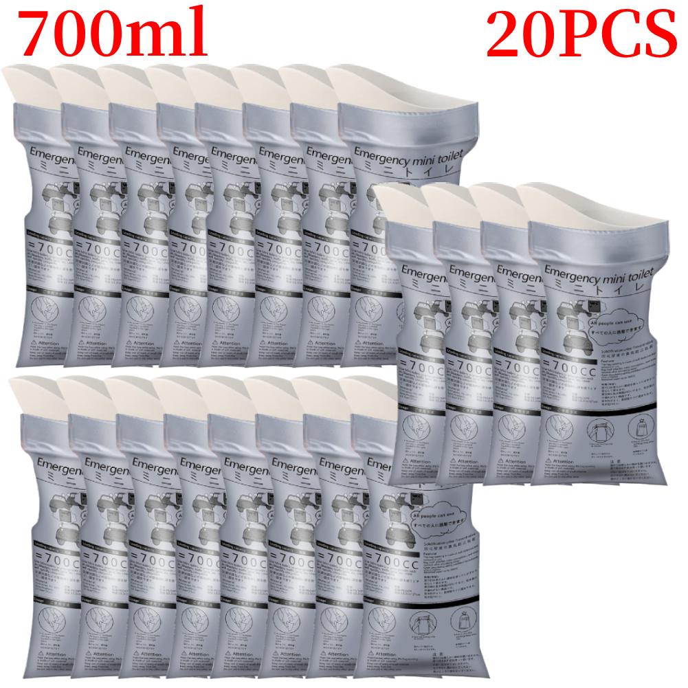 4-32 шт. Портативный аварийный пакет-писсуар для кемпинга на открытом воздухе, одноразовый дорожный пакет для рвоты, мобильный туалет для мужчин, женщин и детей