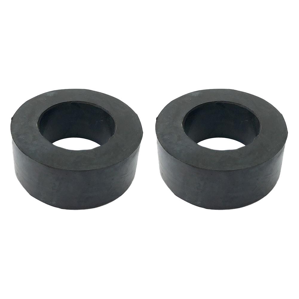 2Pcs Weight Plate Spacers Barbell Guide Rods Shock-absorbing Rubber Washers