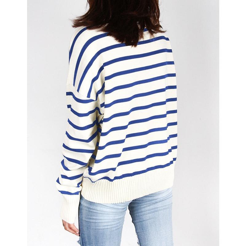 Осенне-зимний женский трикотажный ребристый топ с круглым вырезом, вязаный свитер в стиле пэчворк