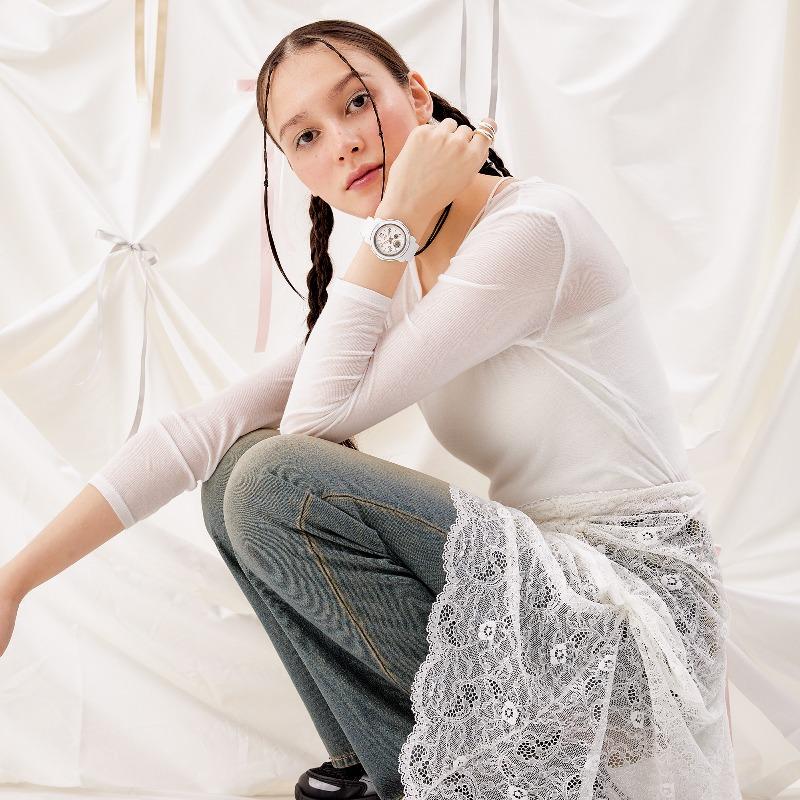 Casio Женские часы Baby-G, смола, 100 м водонепроницаемые, аналоговые, ударопрочные, кварцевые, BGA-290RA-7A