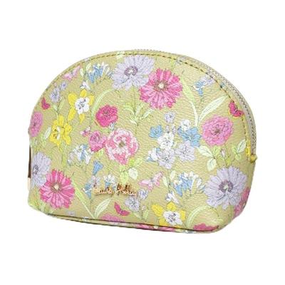 Косметичка Laura Ashley Gilly, милый и стильный аксессуар для женщин, с цветочным и ботаническим дизайном в элегантном зеленом цвете.