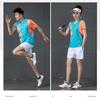 Unisex Short Sleeve Sports Top Badminton Tennis Ping Pong Breathable