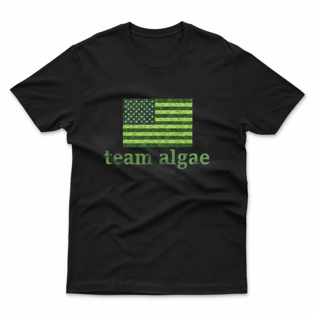Team Algae USA Flag Unisex T Shirt Cotton Clothing Fun Short Sleeve Tee Gift TShirts