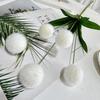 Плюшевый Флок Искусственный Цветочный Шар для Свадьбы и Улучшения Фотосцены