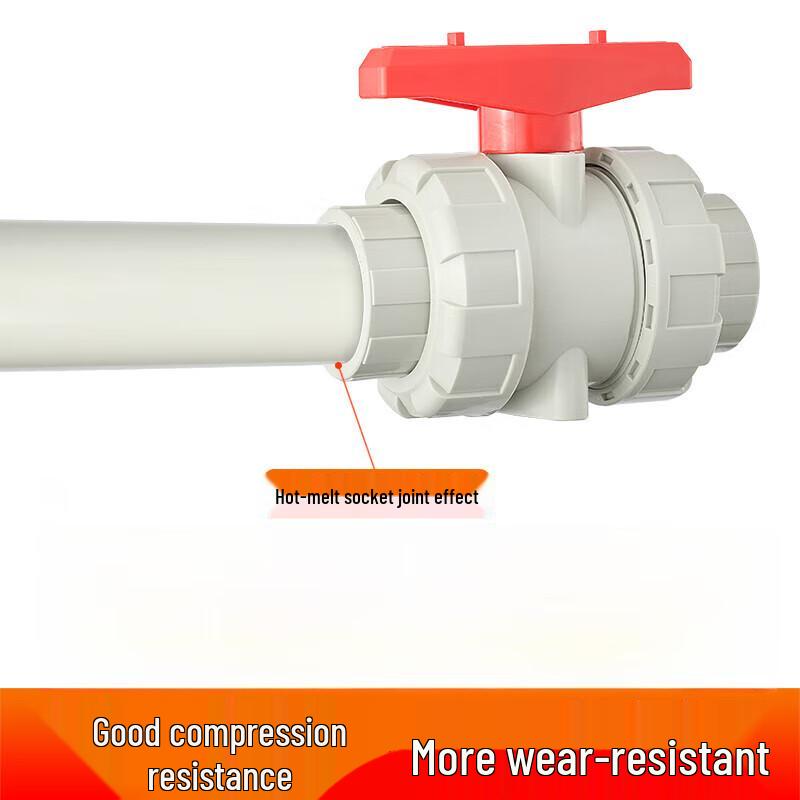 CHENXIANG PPH/PPR Hot-Melt Live Joint Ball Valve