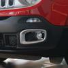 Front Fog Covers Lamp Housing ABS Light Decoration For Jeep Renegade 2016-2018 Exterior Accessoriess , ABS Plastic