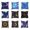 Abstract Star Moon Plush Pillowcase Constellation Compass Totem Yoga Digital Printed Backrest Set