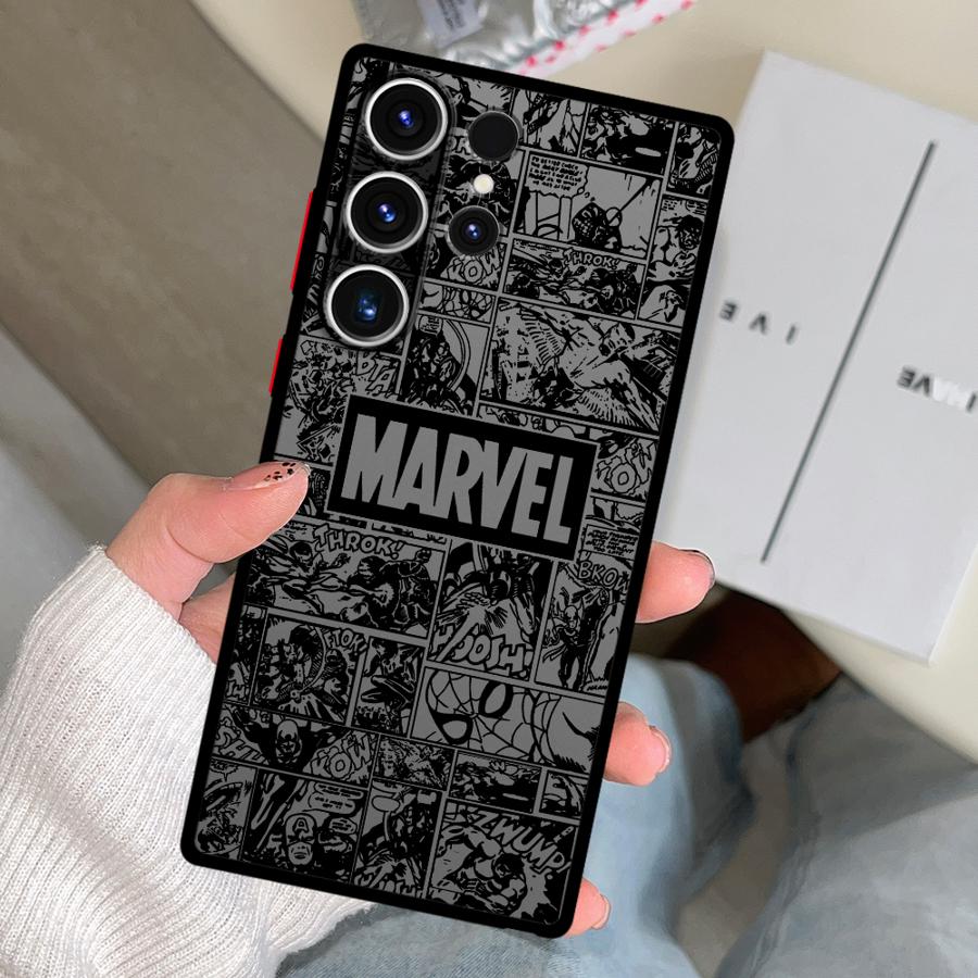 Чехол с логотипом героя Marvel для Samsung Galaxy S26 S24 Plus Note 20 10+ S25 Ultra S21 S20 S23 FE S22 Funda Чехол для телефона