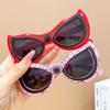 Мультяшные солнцезащитные очки с козырьком, блокирующие УФ-лучи, модные солнцезащитные очки для детей