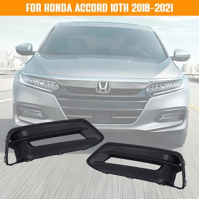 Для Honda Accord 10-го поколения 2018 2019 2020 2021 Автомобиль Передний Бампер Рамка Противотуманной Фары Накладка Дневной Ходовой Огонь Колпачок Противотуманной Фары Крышка Капота
