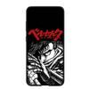 Чехол для телефона Samsung Galaxy S24 S23 iPhone 15 14 Xiaomi Redmi Note 13 12 11 8 10 9 Pro Max X XR S22 S20 FE OPPO A15 Huawei Comics Berserk Guts Cover