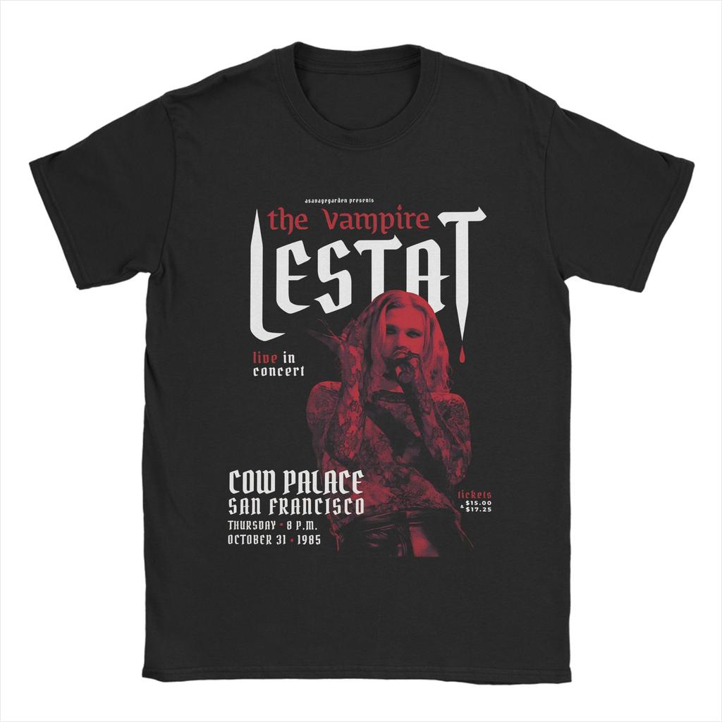 Unisex Women Fashion The Vampire Lestat Live In Concert T Shirt Tee Pure Cotton Tshirts Clothing