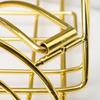 Flat Design Metal Napkin Holder Square Shape Napkin Tray Desktop Paper Dispenser  Restaurants Use