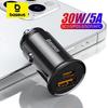 Baseus Car Charger 5A Fast Charging Cigarette Lighter, One To Two 30W Dual Port USB Car Charger Head