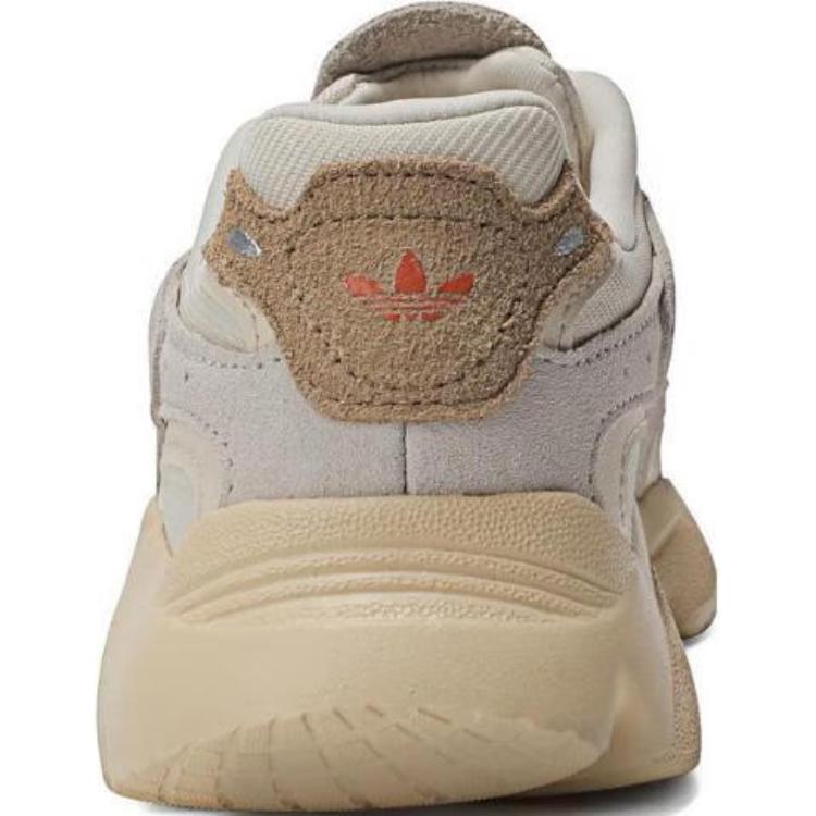 Adidas Originals Ozmillen Synthetic Leather Fabric Durable Low-Top Casual Shoes Kids Sneaker Off-White IG4285