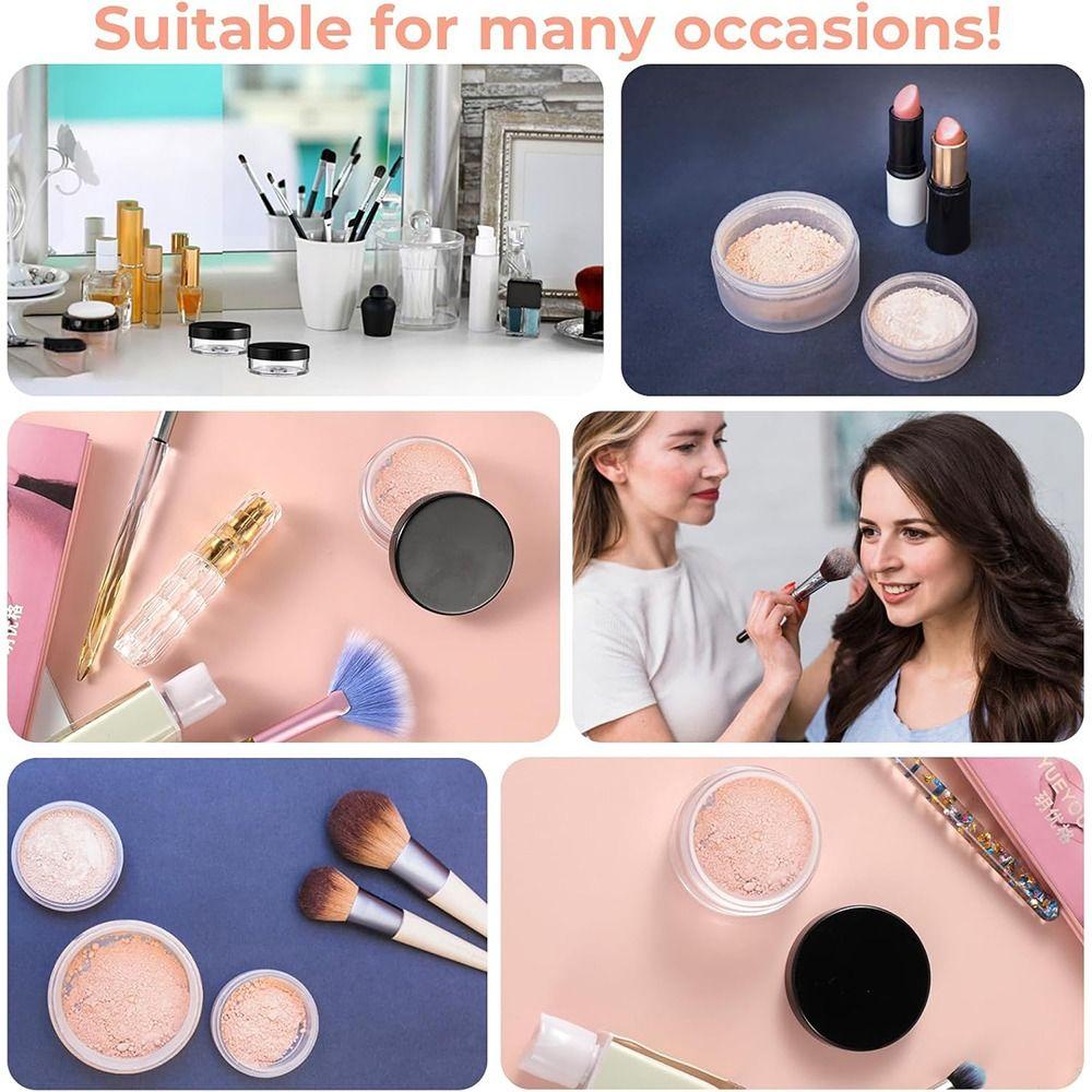 10 мл/20 мл/30 мл многоразовый компактный пустой контейнер для пудры для путешествий