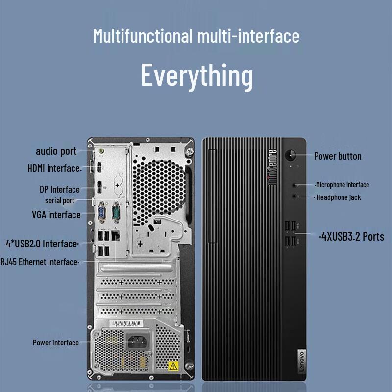 Lenovo ThinkCentre ECI-521 Commercial Desktop PC with 21.5-inch Monitor (CN version)