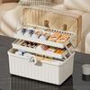Portable Multi-layer Medicine Box - Large Capacity First Aid Storage for Home Use