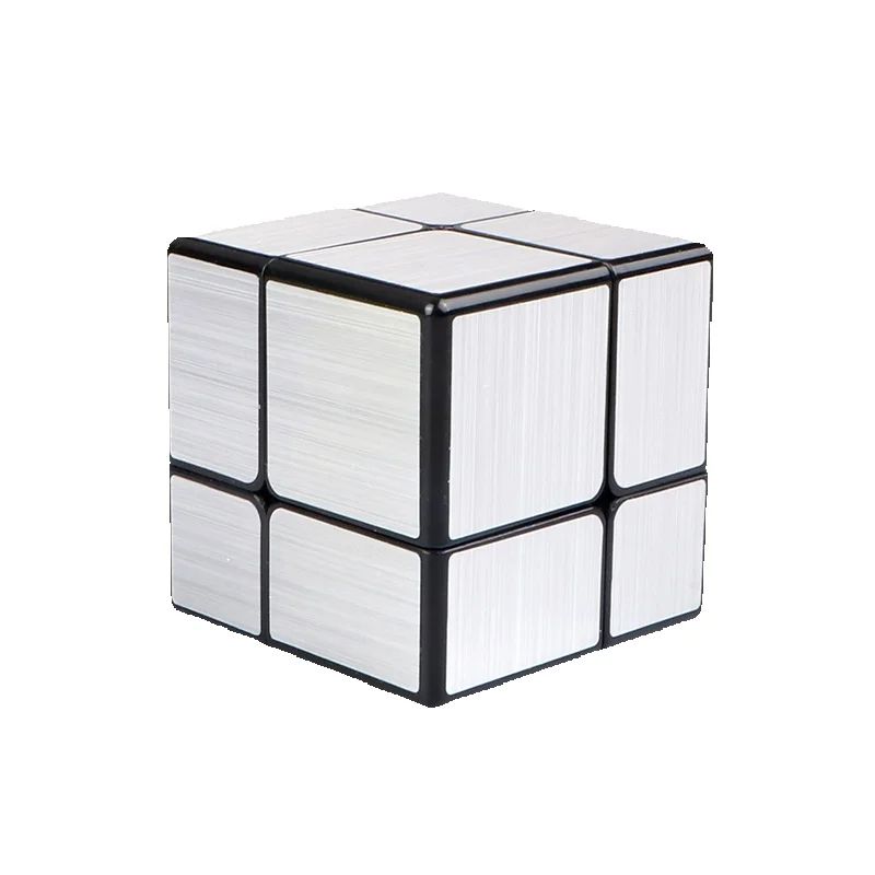 Зеркальный кубик 2x2 3x3 Золотой и Серебряный Кубик для снятия стресса Специальной формы Кубик скорости Головоломка Игрушка Детская головоломка Подарочная игрушка