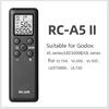 RCA6/R9/A5II Беспроводной пульт дистанционного управления для фотосъемки светодиодных светильников Замена пульта
