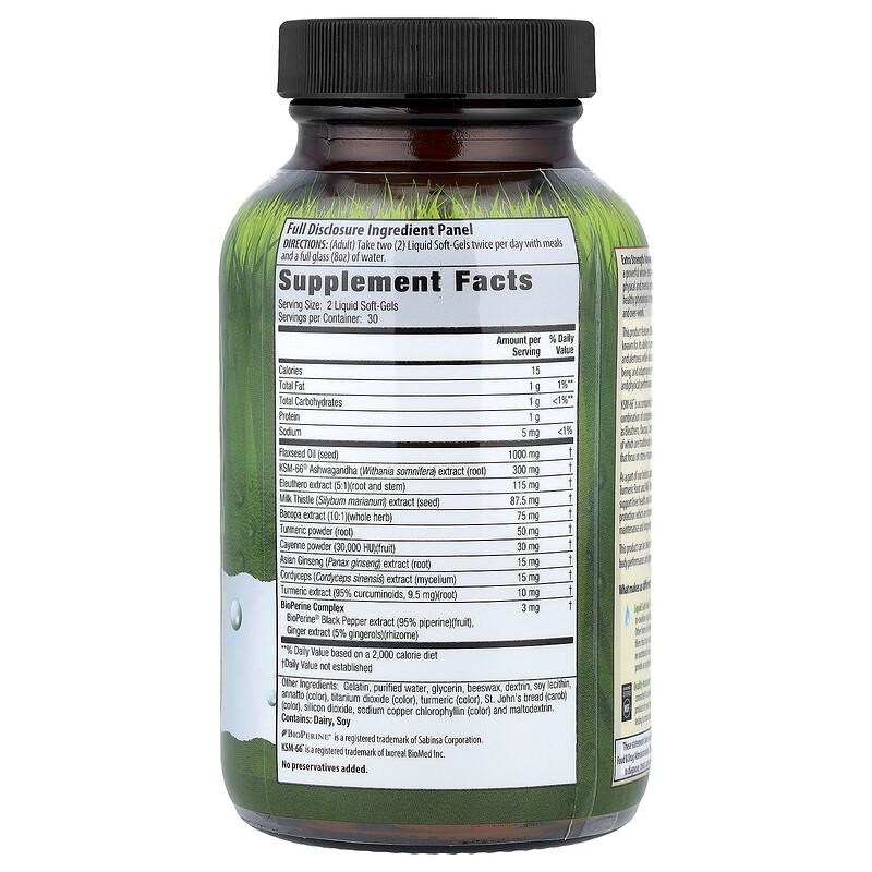 Ashwagandha, 60 Liquid Soft-Gels