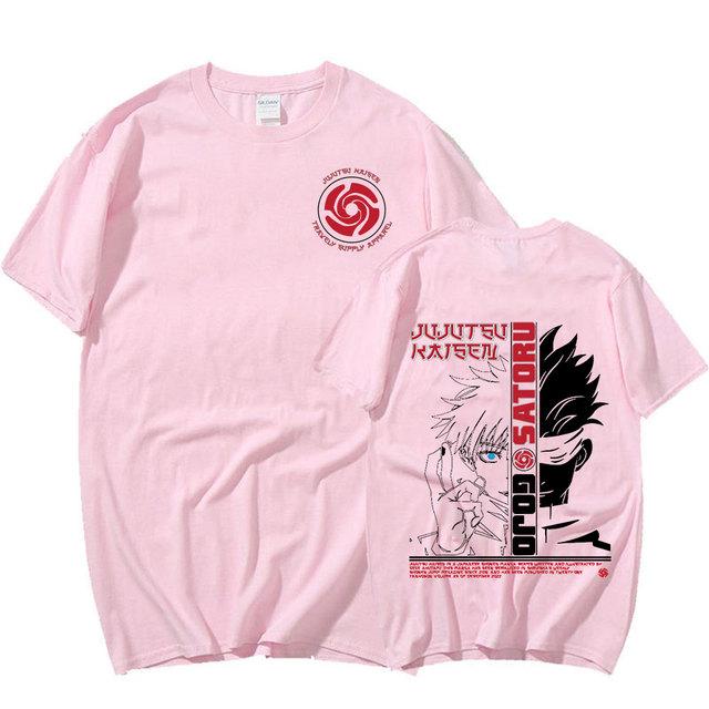 Аниме Jujutsu Kaisen Harajuku футболка унисекс забавная Годзё Сатору Юджи Итадори манга летняя футболка с графикой унисекс большие футболки уличная одежда унисекс
