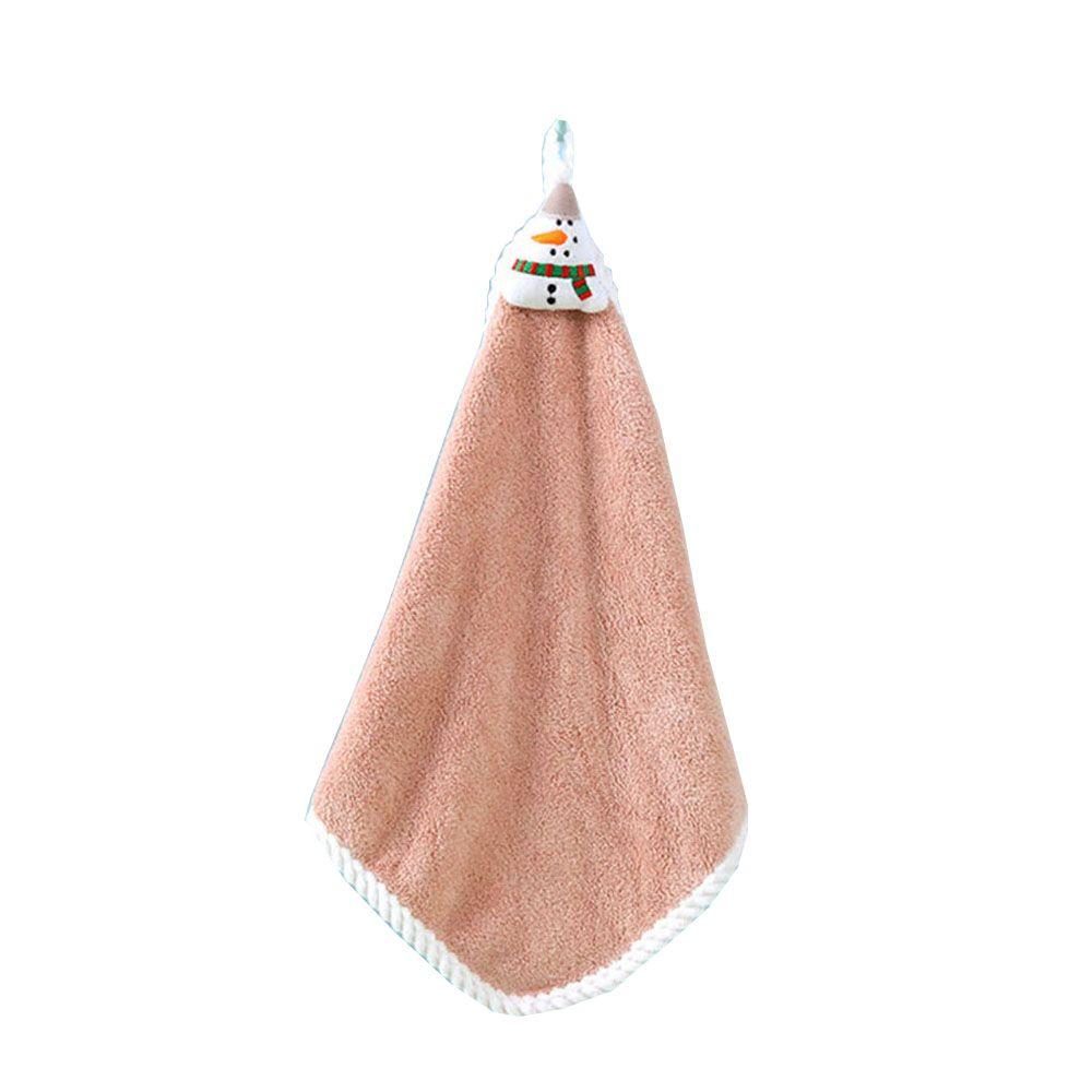 Полотенце для ванной, детская адсорбционная ткань, кухонное или банное подвесное полотенце для рук, рождественское полотенце для рук