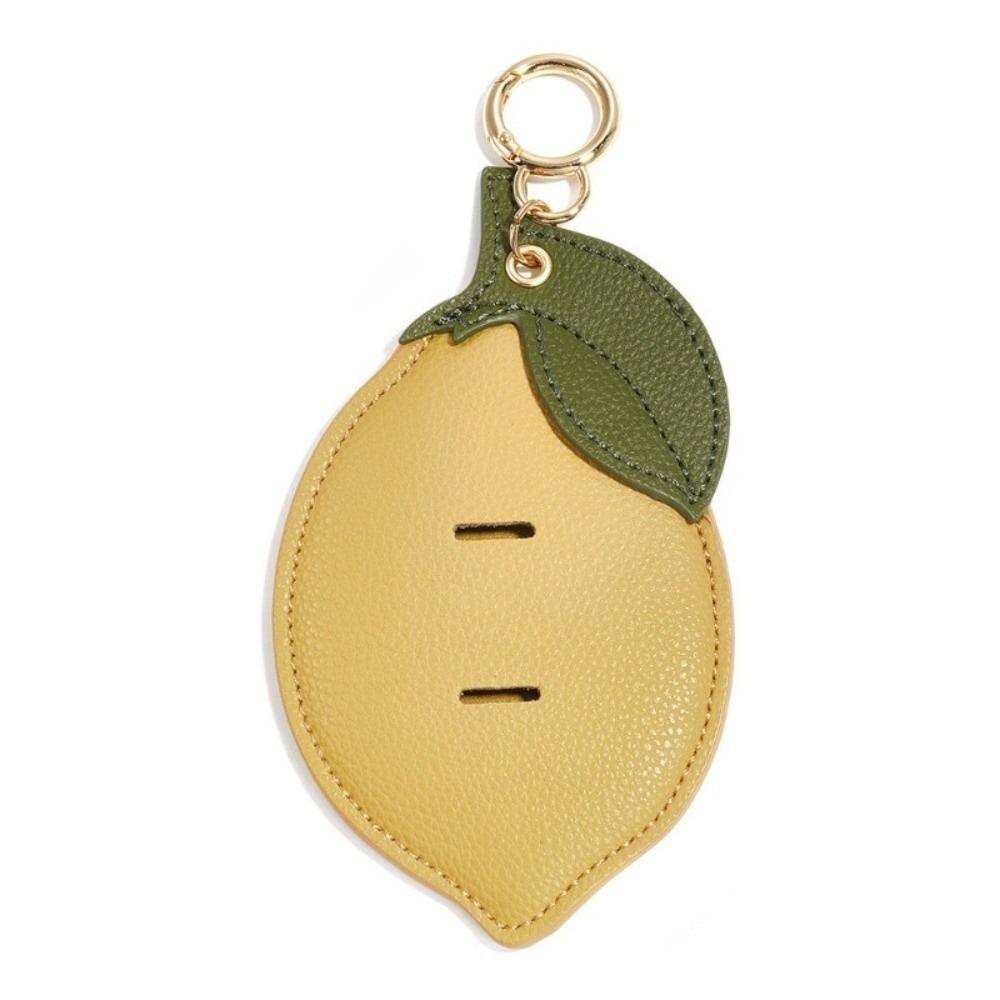Portable PU Leather Sunglasses Holder Heart-Shaped Eyeglasses Hanging Clip Bag Charm For Girls
