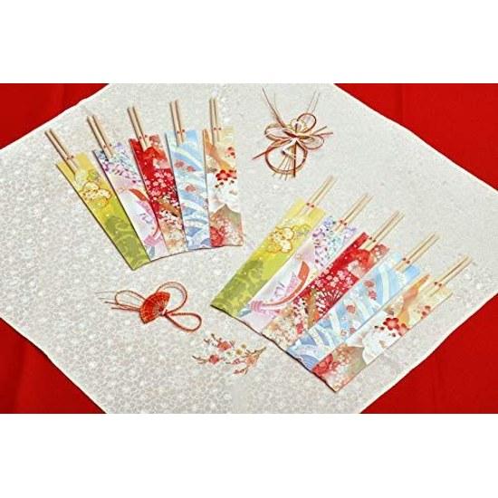 Sakai Sangyo Domestic Hinoki Celebration ChopsticksYūzen Set (10 Pairs) Disposable Chopsticks Approximately 24cm Long Childrens Day Hanami Made Japan