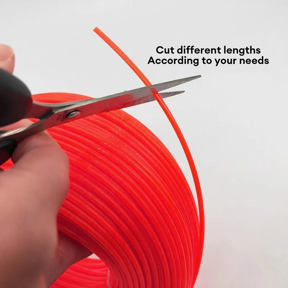 3 мм x 15 м нейлоновая леска для триммера щетка для резки травы веревка для удаления сорняков триммер инструмент аксессуары замена провода газонокосилки