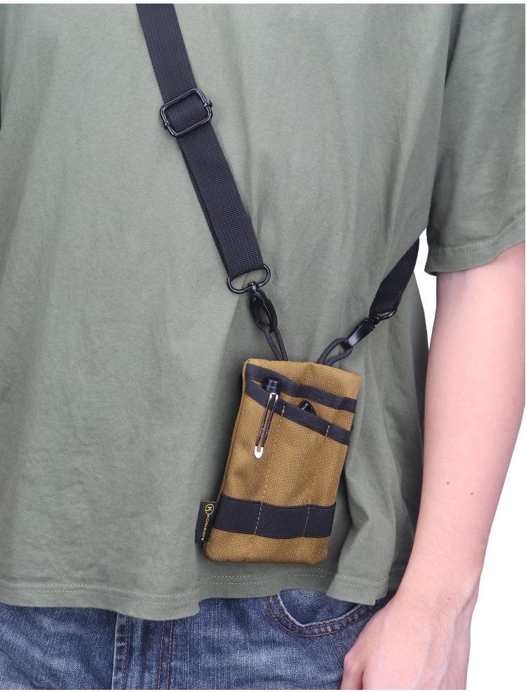 Многофункциональная сумка-кошелек через плечо: Компактная сумка для хранения на открытом воздухе