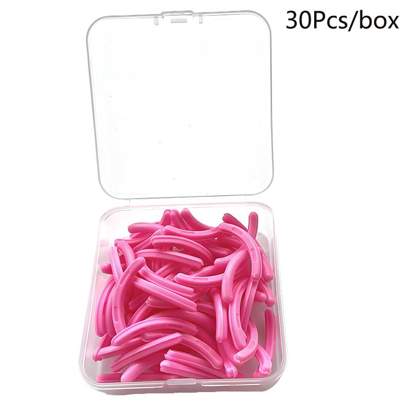 Цветной керлер для ресниц Заменить резину 30 шт./коробка Черный Белый Синий Эластичные сменные резиновые полоски для керлера для ресниц Аксессуары