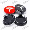 ahsgp6 56mm 4 Piece Wheel Tire Center Cap Logo for Tesla Original Hub Caps Model3 Model Y Model S X High Quality Auto Accessories