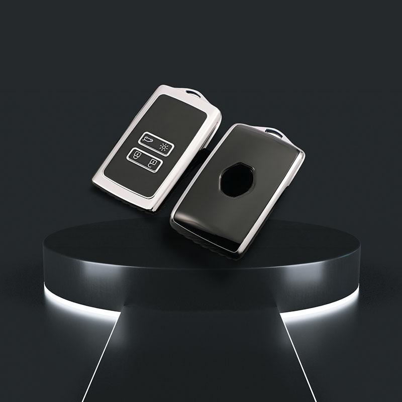 TPU Car Key Cover Case Shell Fob for Renault Captur Megane Talisman Espace Clio Zoe Koleos Scenic 4 Arkana Dacia Sandero Card