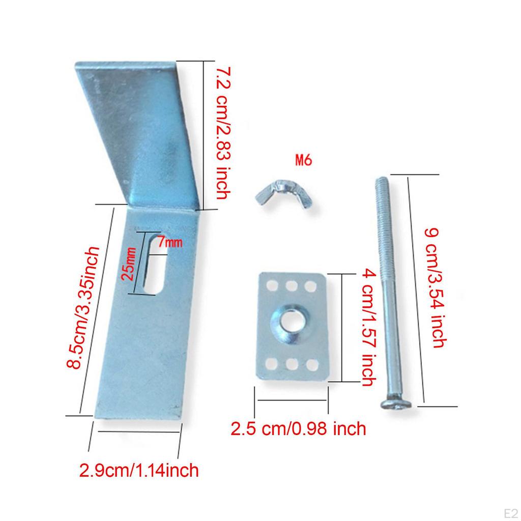 4Pcs Undermount Sink Support Brackets for Bathroom Countertop Anti Drop