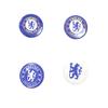 Chelsea FC Crest Badge Set (Pack of 4)
