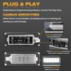 2 шт. светодиодный фонарь подсветки номерного знака 2835SMD с CanBus без ошибок для Peugeot Boxer Citroen Jumper Fiat Ducato Bus Box 2006-2019