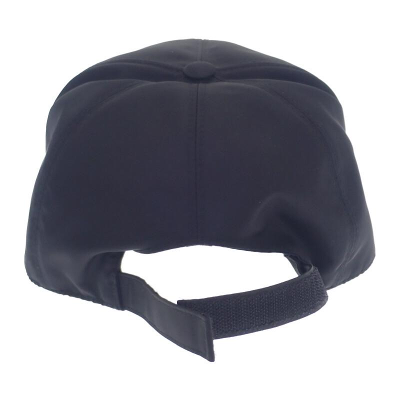 Prada 2HC179_2DMI_F0002 S кепка черная нейлоновая мужская