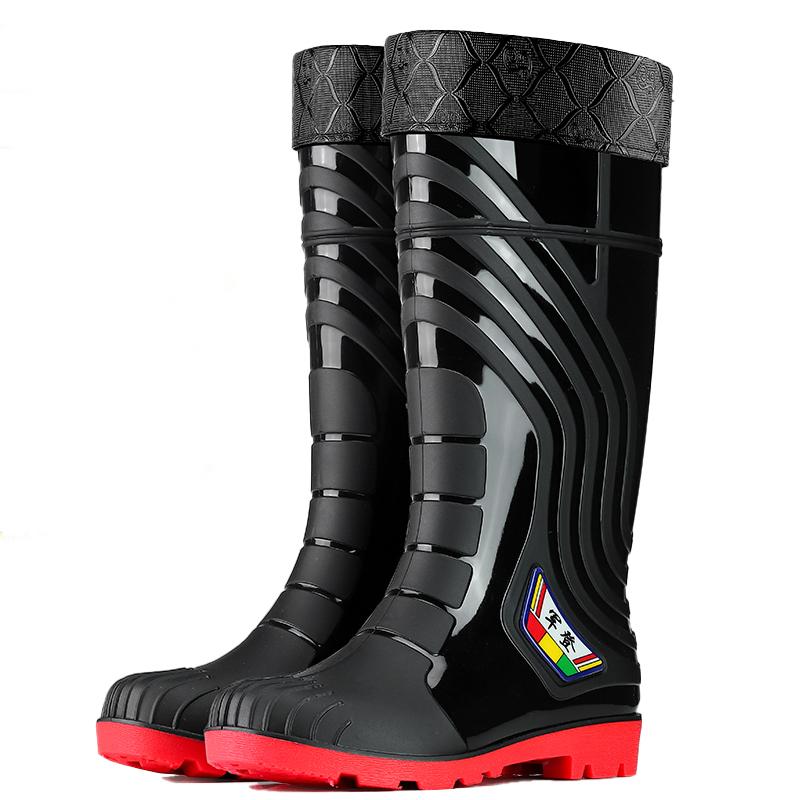 Wholesale Waterproof PVC Knee-High Rain Boots Durable Workshop Safety Boots