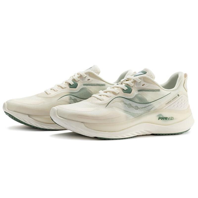 SAUCONY Phoenix Inferno Firebird 2 Running Shoes Unisex Low Top Beige Green Saucony S28184-1
