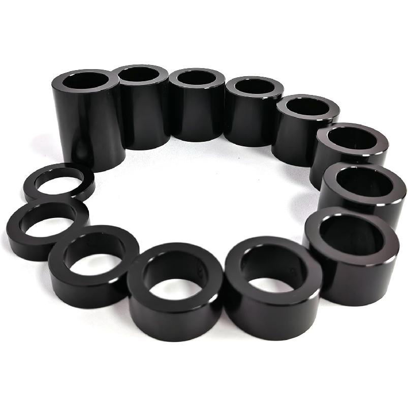 13 PCS CNC Billet Wheel Axle Spacer Kit I.D. 1.0'' - O.D. 1-1/2" for Harley Bobbers and Choppers (Chrome)