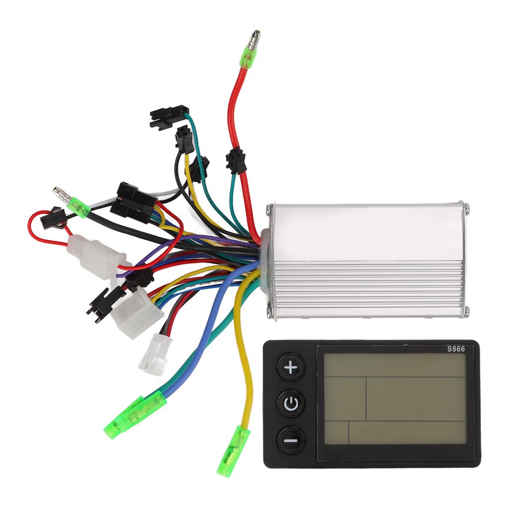 48V 60V 350W Electric Scooter Bike Brushless DC Motor Controller 866 LCD Display Panel Kit