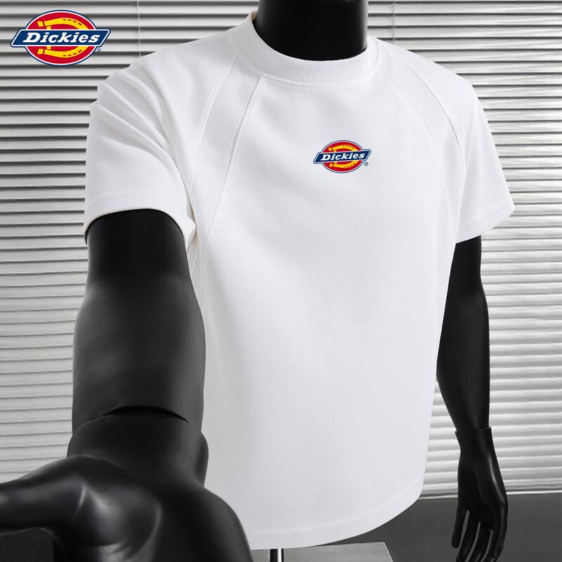 Мужская футболка Dickies свободного кроя, деконструированная, пэчворк