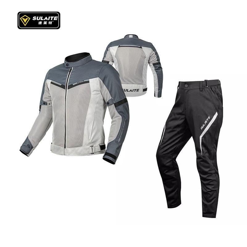 Men Women Motorcycle Riding Jacket Breathable Mesh Touring Gear Street Bike Off-Road Cycling