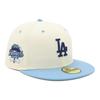 NEW ERA 59FIFTY Cap Los Angeles Dodgers 14666283 NER35C0322 Chrome Sky Blue White Onspotz Exclusive Side Patch MLB 2-Tone