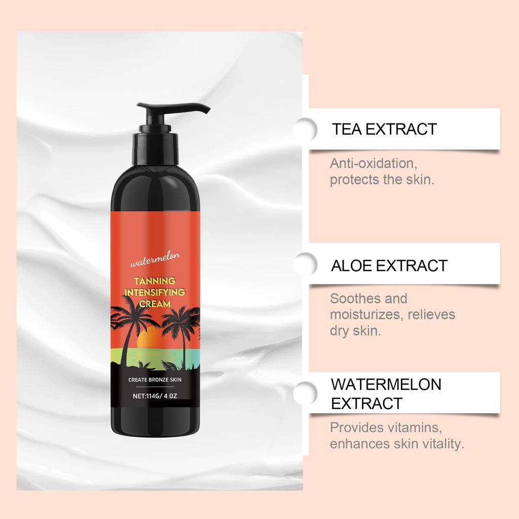 Черный крем для тела Летний автозагар без солнца Мгновенное проявление цвета Стойкий антипригарный крем для одежды